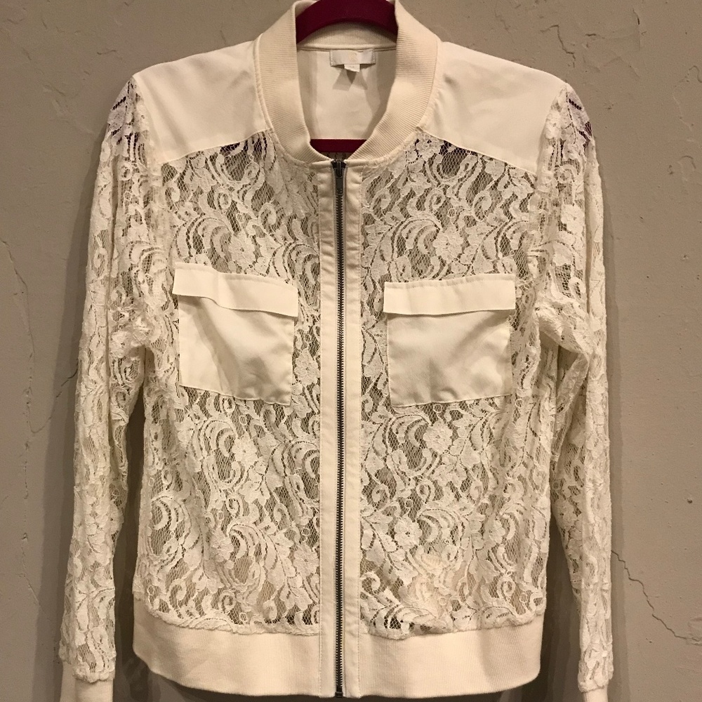 Ivory Lace Jacket